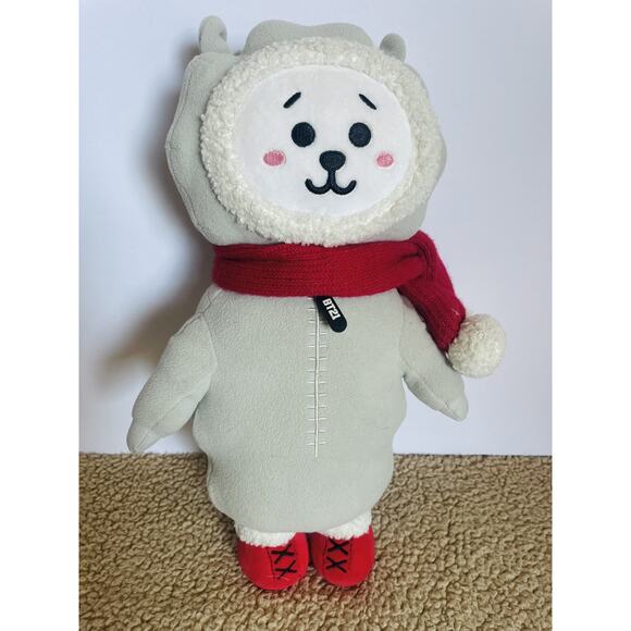 BT21 RJ Plush Doll Official LINE FRIENDS BTS Character Soft Stuffed Toy 14’/37cm - Picture 1 of 6